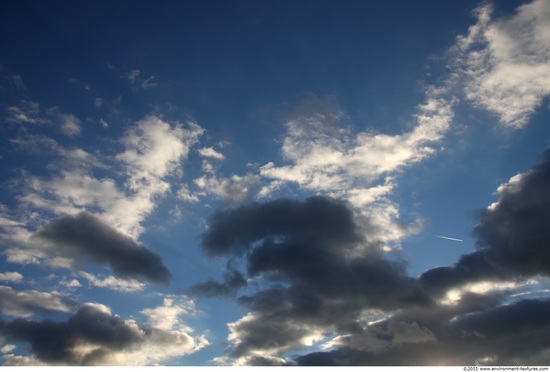 Blue Clouded Skies