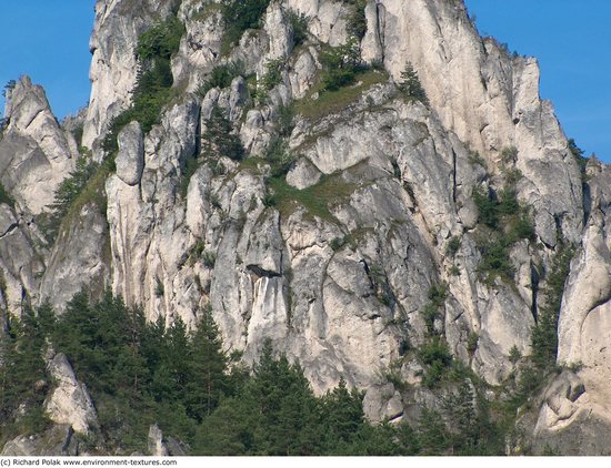 Cliffs Overgrown Rock