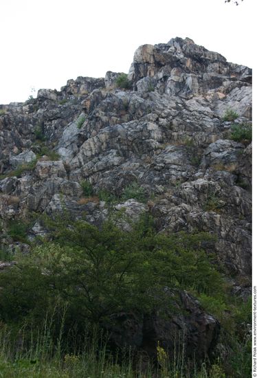 Cliffs Overgrown Rock