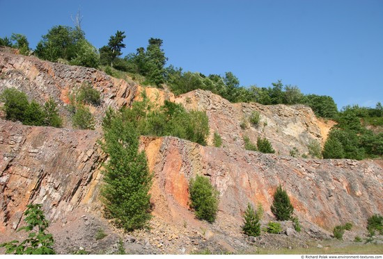 Various Walls Stones Cliffs Overgrown Rock