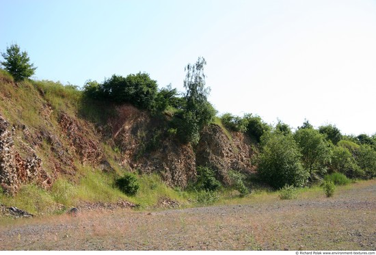 Various Walls Stones Cliffs Overgrown Rock