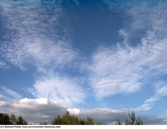 Blue Clouded Skies