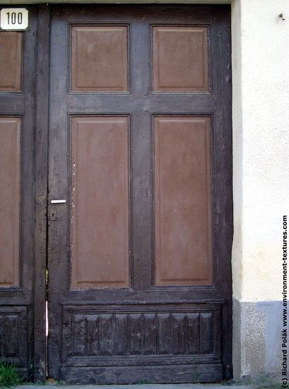 Single Old Wooden Doors