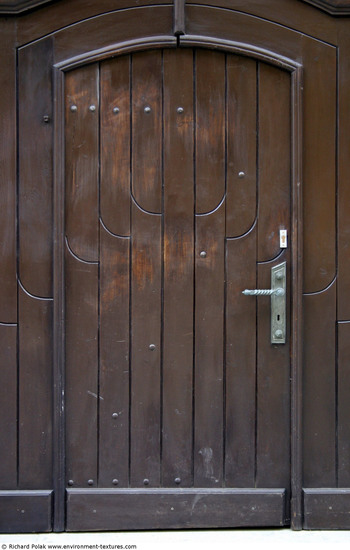 Single Old Wooden Doors