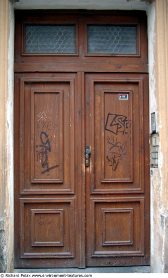 Double Wooden Doors