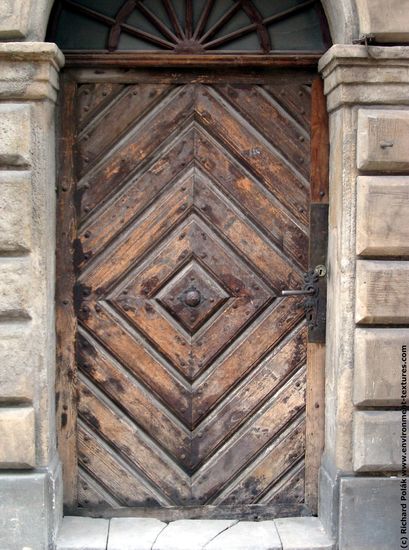 Single Old Wooden Doors