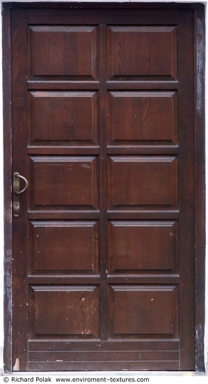 Single New Wooden Doors