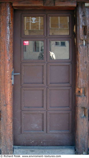 Single Old Wooden Doors