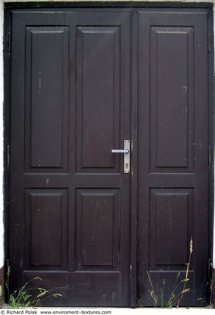 Single Old Wooden Doors