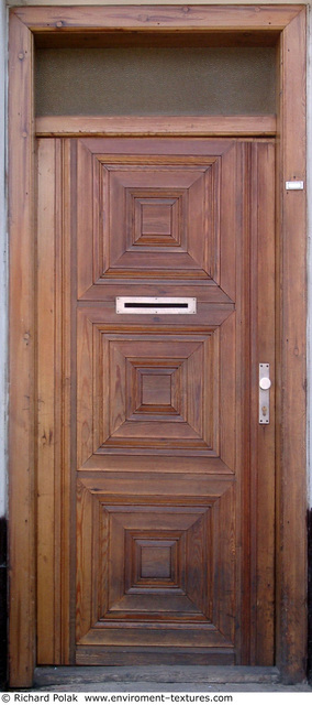 Single New Wooden Doors