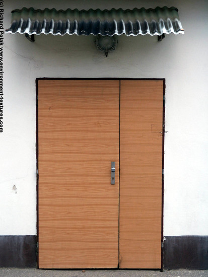 Single New Wooden Doors