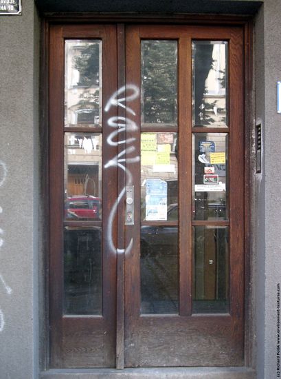 Single Old Wooden Doors