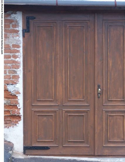 Single Old Wooden Doors