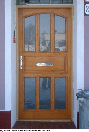 Single New Wooden Doors