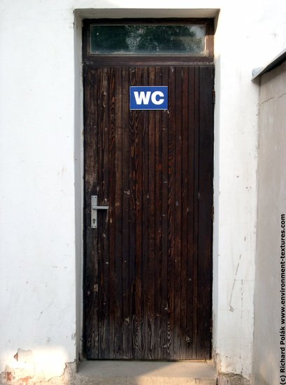 Single Old Wooden Doors