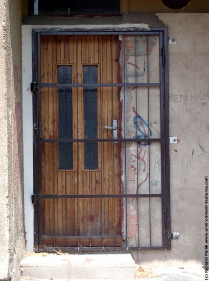 Single Old Wooden Doors