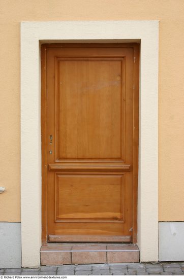 Single New Wooden Doors