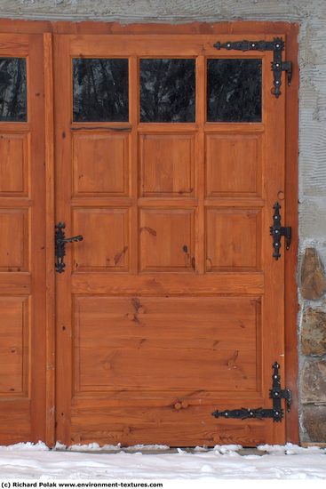 Single New Wooden Doors