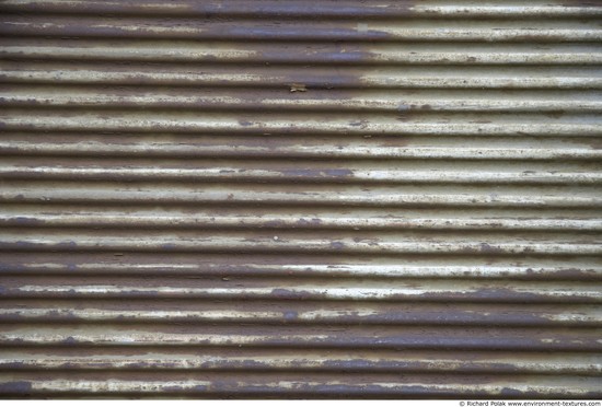 Rusted Corrugated Plates Metal