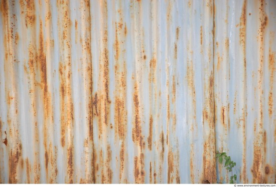 Rusted Corrugated Plates Metal