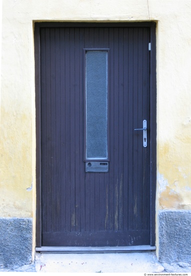 Single Old Wooden Doors