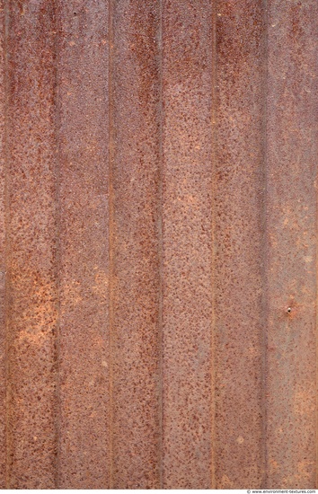 Rusted Corrugated Plates Metal