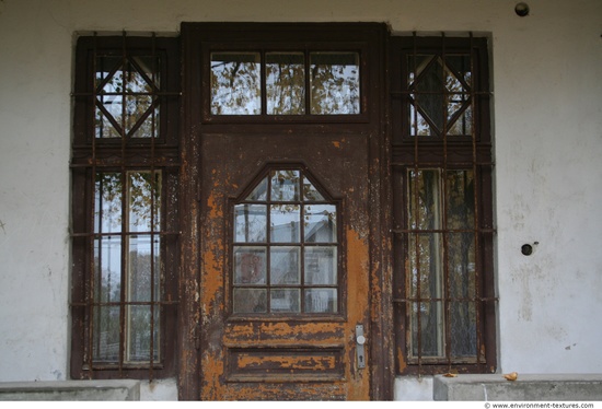 Single Old Wooden Doors