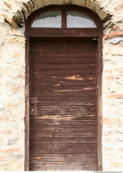 Single Old Wooden Doors