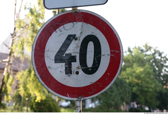 Speed Limit Traffic Signs