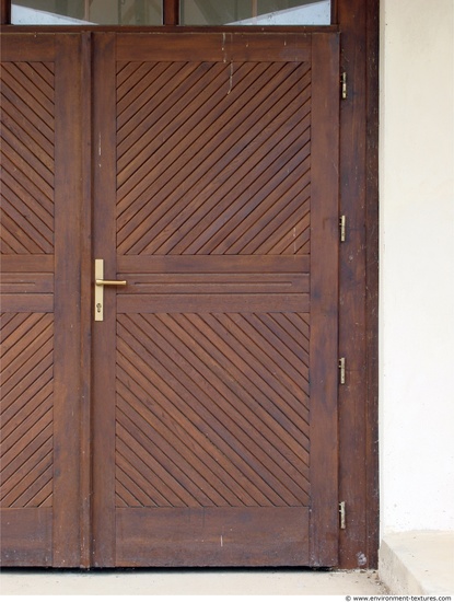 Single Old Wooden Doors