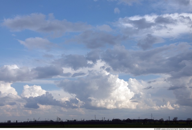 Blue Clouded Skies