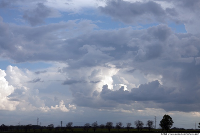 Blue Clouded Skies