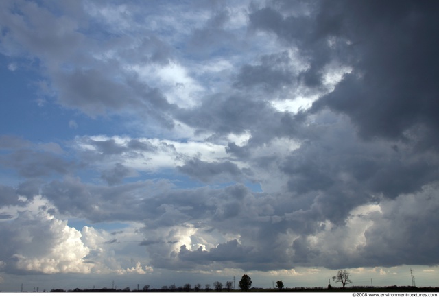 Blue Clouded Skies