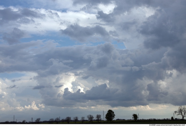 Blue Clouded Skies