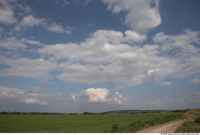 Blue Clouded Skies