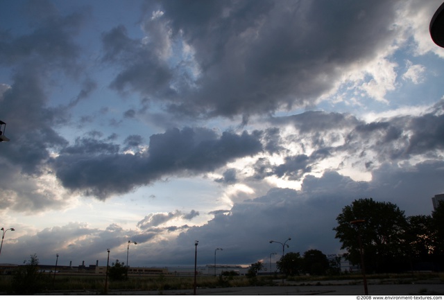 Blue Clouded Skies