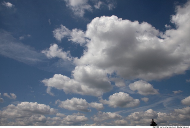 Blue Clouded Skies