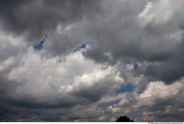 Blue Clouded Skies