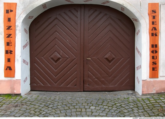 Double Wooden Doors