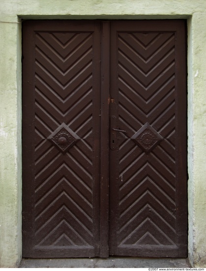 Double Wooden Doors