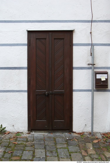 Single Old Wooden Doors