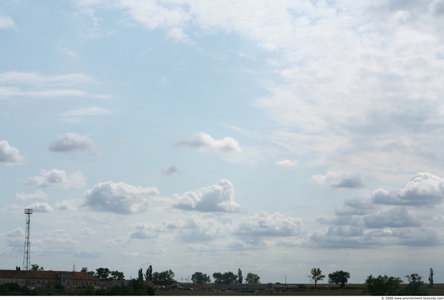 Blue Clouded Skies