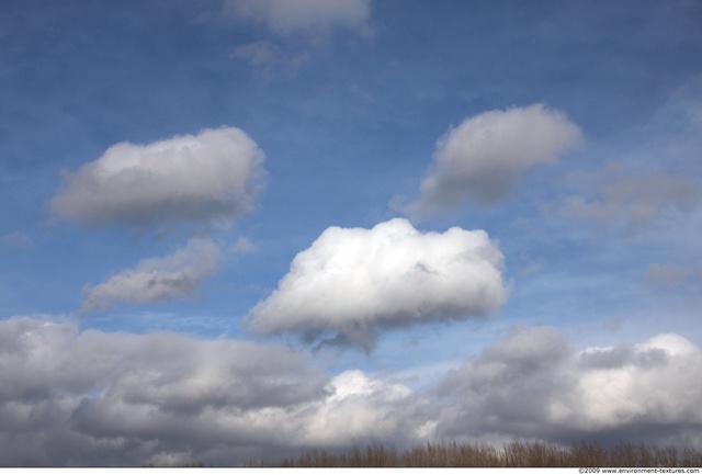 Blue Clouded Skies