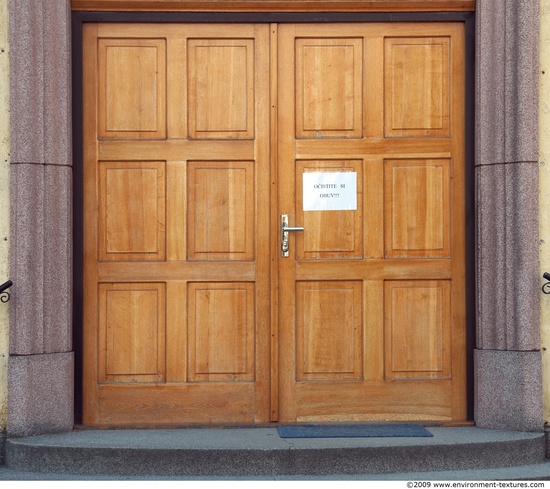 Double Wooden Doors