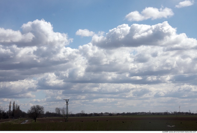 Blue Clouded Skies