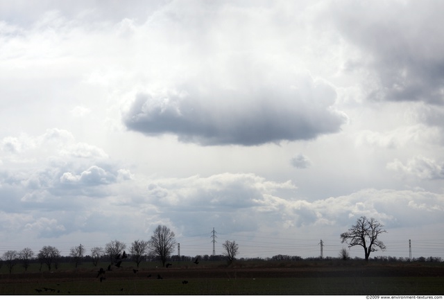 Blue Clouded Skies