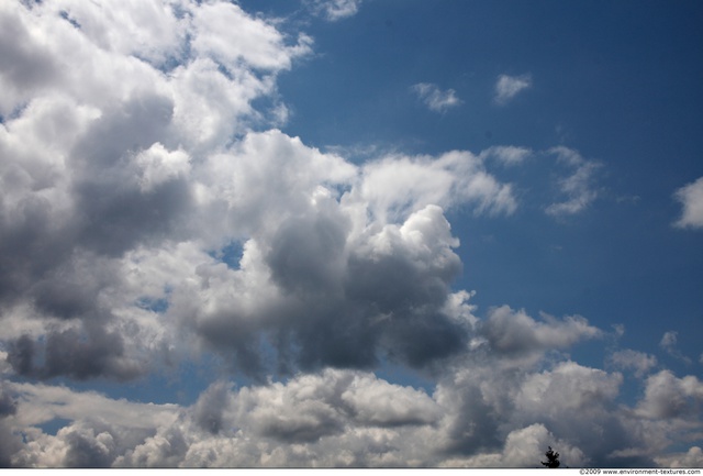 Blue Clouded Skies