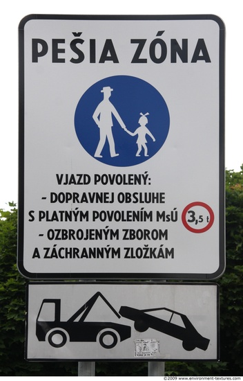 Pedestrians Traffic Signs