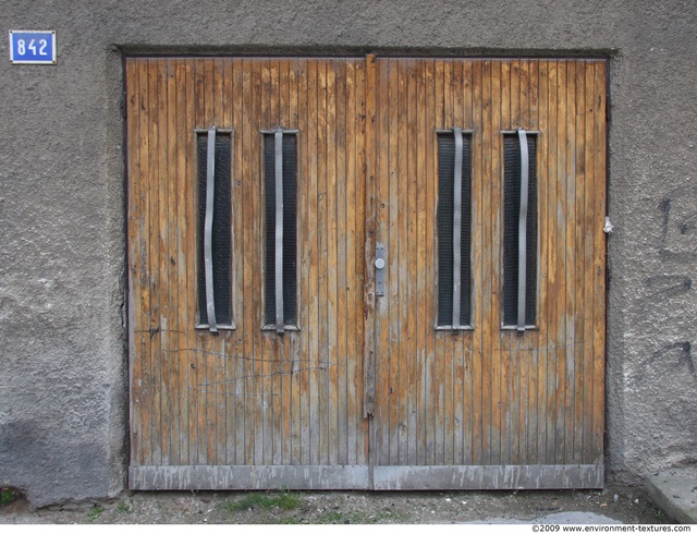 Double Wooden Doors