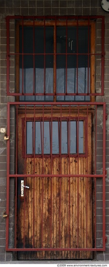 Single Old Wooden Doors